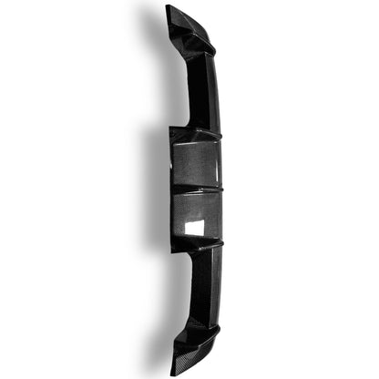 Carbon fiber rear diffuser for BMW G80 M3 and G82/G83 M4, performance car accessories by Palenon Performance.