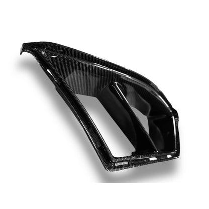Carbon fiber front bumper vents for BMW G80 M3, G82 M4, G83 M4 by Palenon Performance, showcasing sleek, high-performance design.