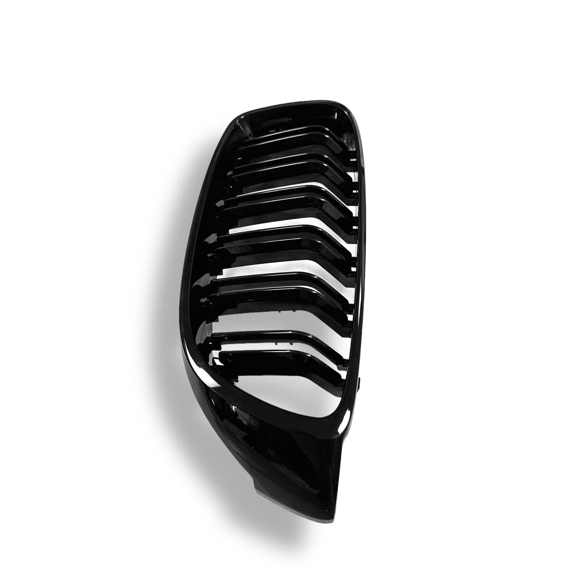 BMW F8X M3/M4 and F3X 428i, 430i, 435i, 440i ABS front grille by Palenon Performance, showing the sleek, black grille design.