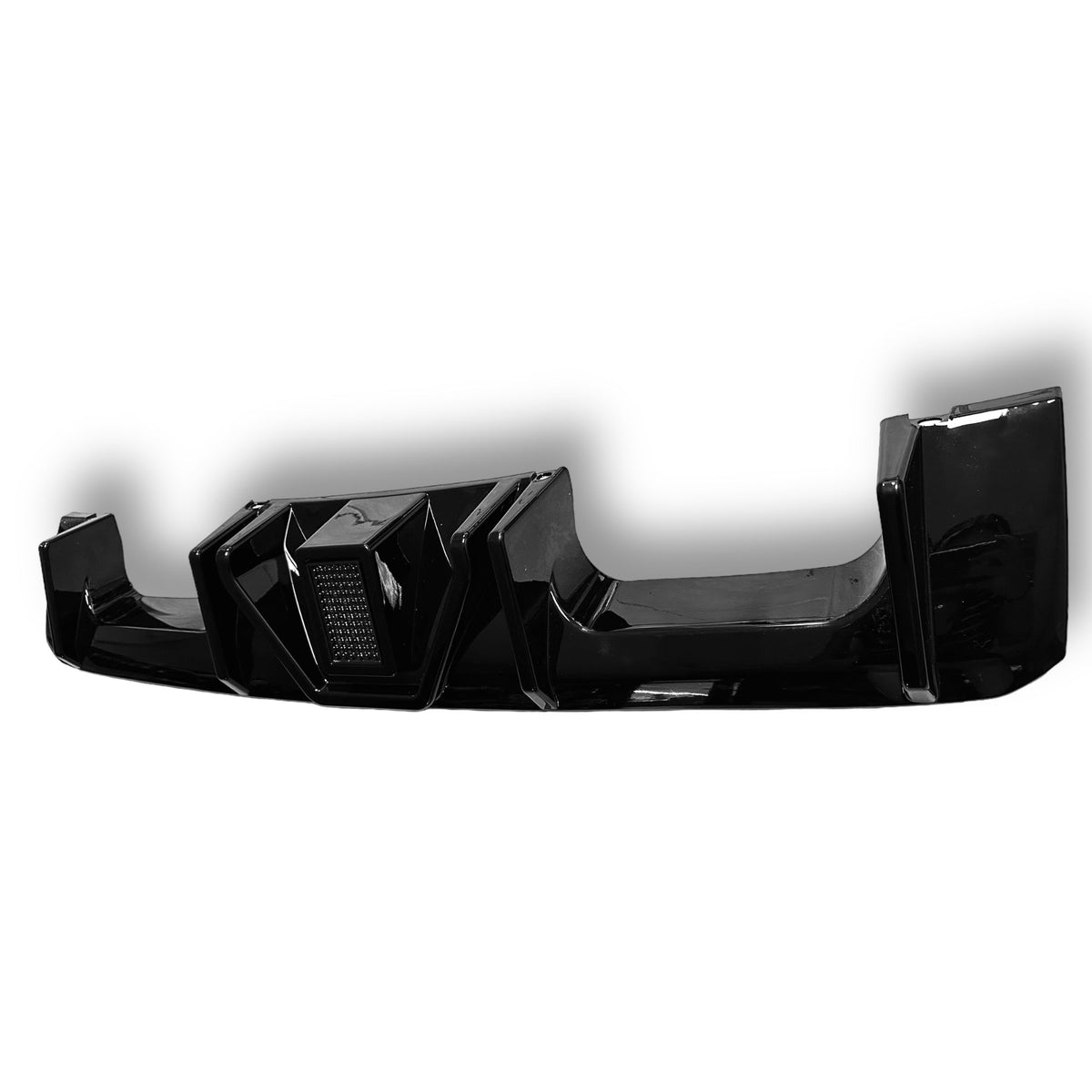 BMW G80 M3 and G82 M4 ABS V Style LED diffuser by Palenon Performance, showing the rear diffuser with LED accents and sleek design.