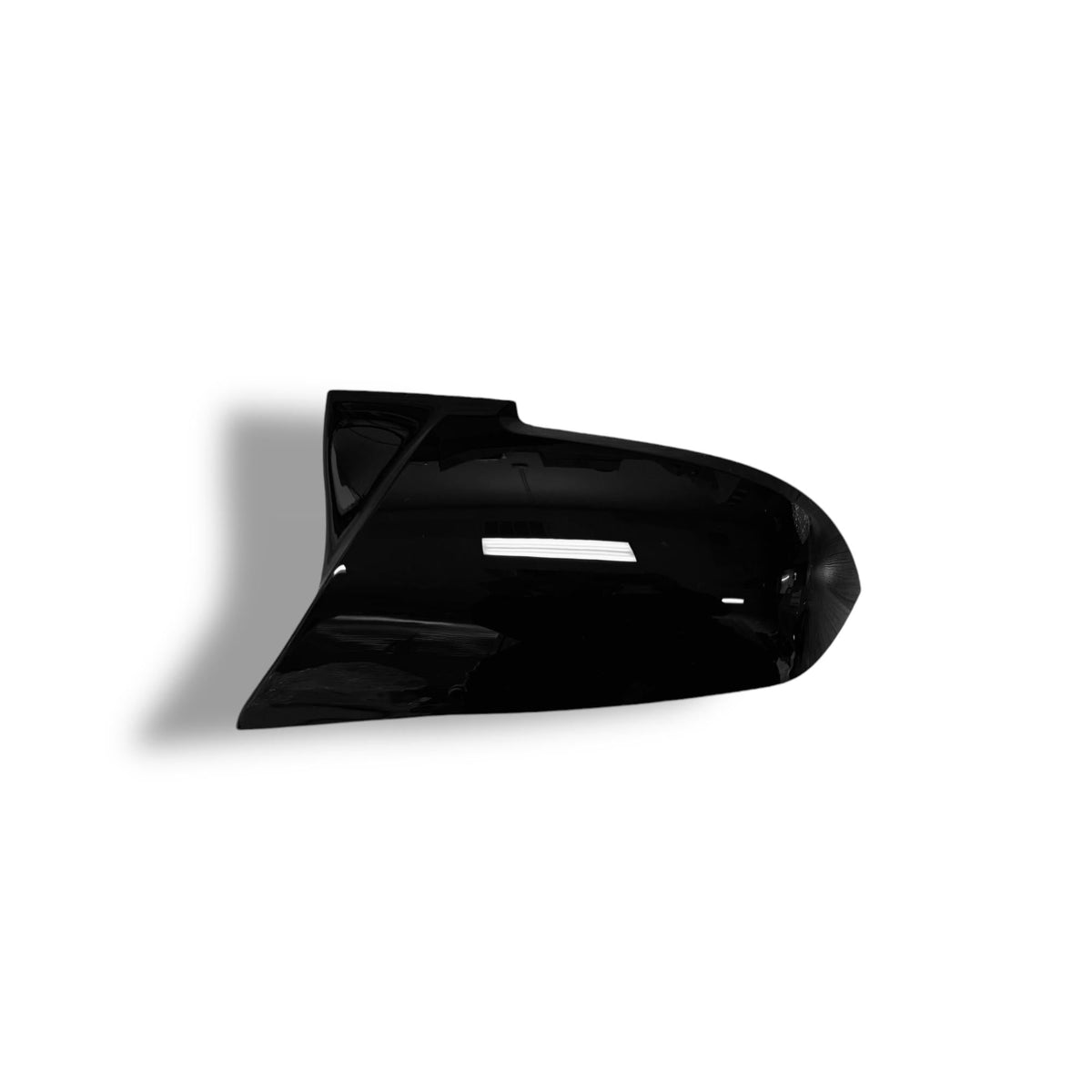 High gloss black ABS BMW mirror cover by Palenon Performance for F2X, F3X, F87 M2, and E84 X1 models.