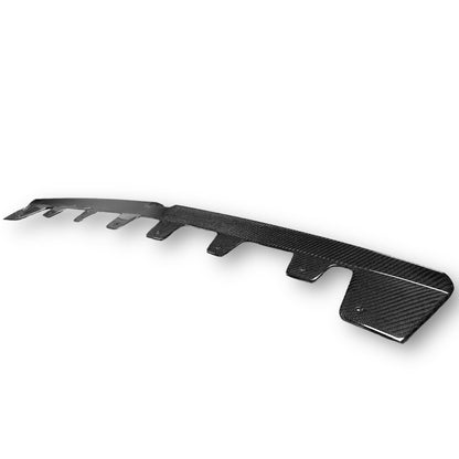 Carbon fiber M Style front lip for BMW G20 330i and M340i, designed to enhance the vehicle's sporty front end.