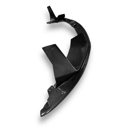Premium carbon fiber MP Style front lip for BMW F80 M3, F82 M4, and F83 M4, designed by Palenon Performance.