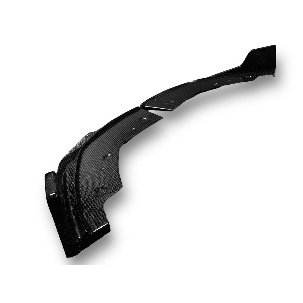 Carbon fiber M Style front lip for 2023+ BMW G20 330i and M340i, designed for sporty enhancement and aerodynamic performance.