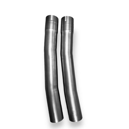 Palenon Performance B58 BMW G22 M440i and G20 M340i catback exhaust system installed on a vehicle.
