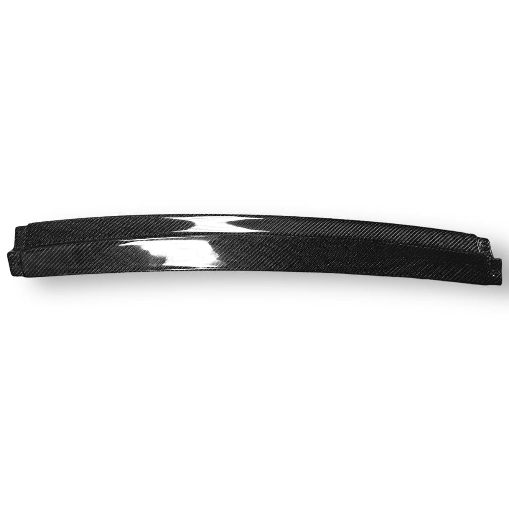 Carbon fiber front lip for BMW G20 330i and M340i, designed by Palenon Performance, showcasing sleek aerodynamic styling.