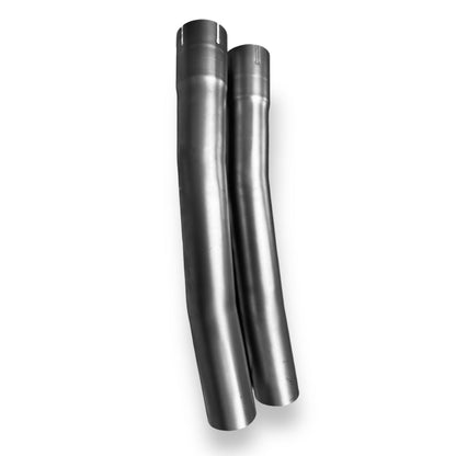 Palenon Performance B58 BMW G22 M440i and G20 M340i catback exhaust with polished chrome tips and sleek exhaust pipes.