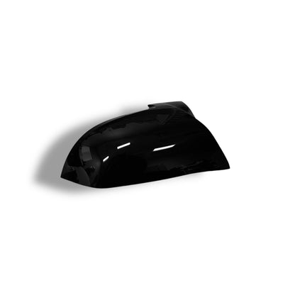 High gloss black BMW mirror cover by Palenon Performance for F2X, F3X, F87 M2, and E84 X1 models, featuring sleek ABS design.