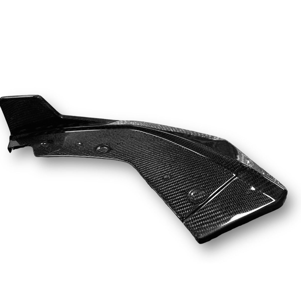 Carbon fiber M Style front lip for 2023+ BMW G20 330i and M340i, designed by Palenon Performance, shown on a BMW G20.