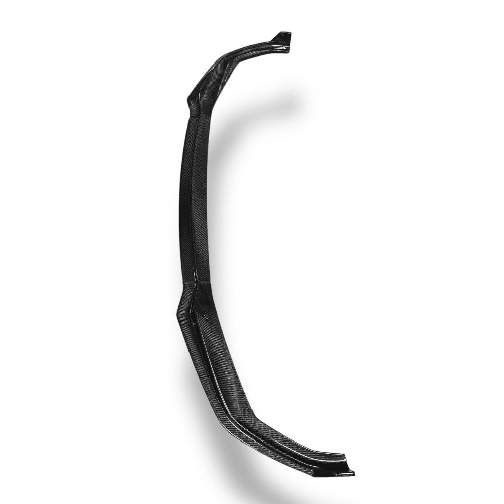 Carbon fiber front lip for BMW G20 330i and M340i, designed by Palenon Performance, shown on a pre-LCI BMW G20 model.