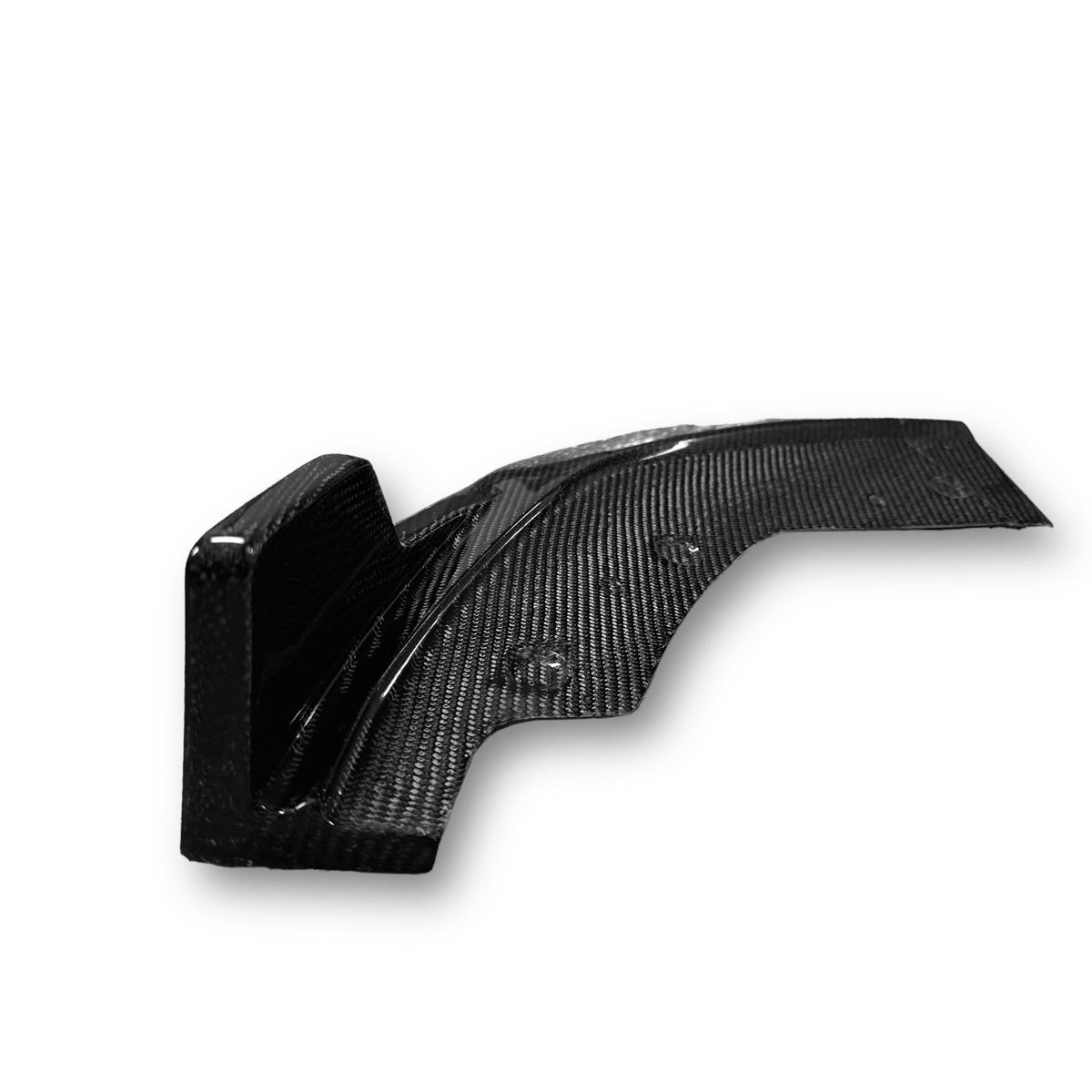 Carbon fiber M Style front lip for BMW G20 330i and M340i, designed by Palenon Performance, installed on the front bumper.