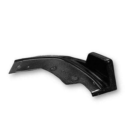 Carbon fiber M Style front lip for BMW G20 330i and M340i, designed for a sleek, sporty look on the front bumper.