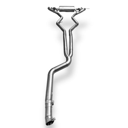 Palenon Performance B58 BMW G22 M440i and G20 M340i catback exhaust system with polished metal tips and sleek design.