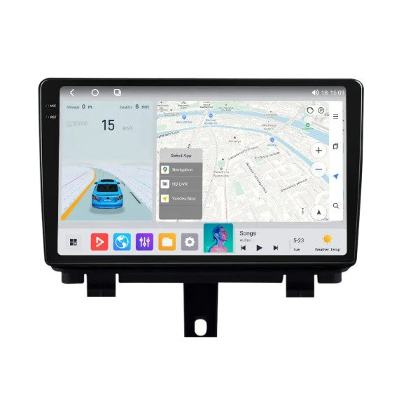 Upgrade 9" Touchscreen for Audi Q3 2011-2019 OEM with Android 14 Display