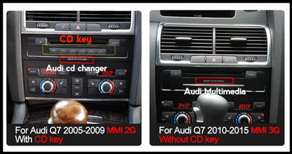MN-G Upgrades for Q7 2005-2015 Qualcomm Snapdragon DSP 10.25 inch Touchscreen & Android 14