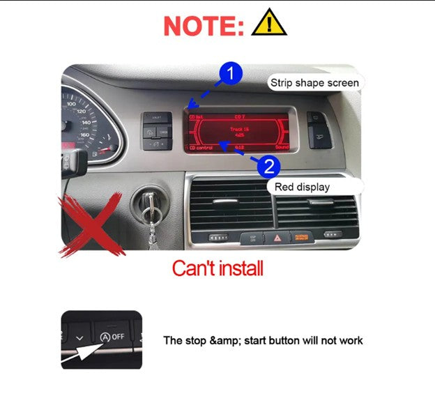 MN-G Upgrades for Q7 2005-2015 Qualcomm Snapdragon DSP 10.25 inch Touchscreen & Android 14