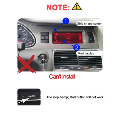 MN-G Upgrades for Q7 2005-2015 Qualcomm Snapdragon DSP 10.25 inch Touchscreen & Android 14