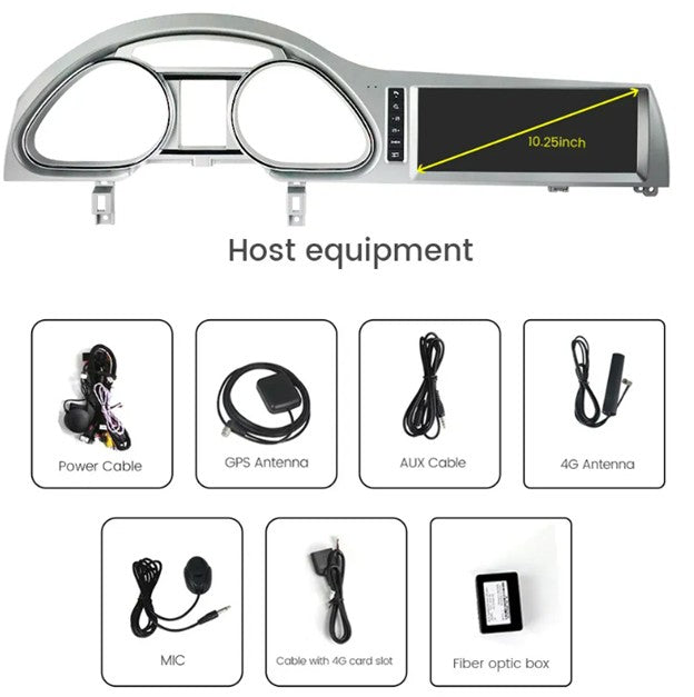 MN-G Upgrades for Q7 2005-2015 Qualcomm Snapdragon DSP 10.25 inch Touchscreen & Android 14