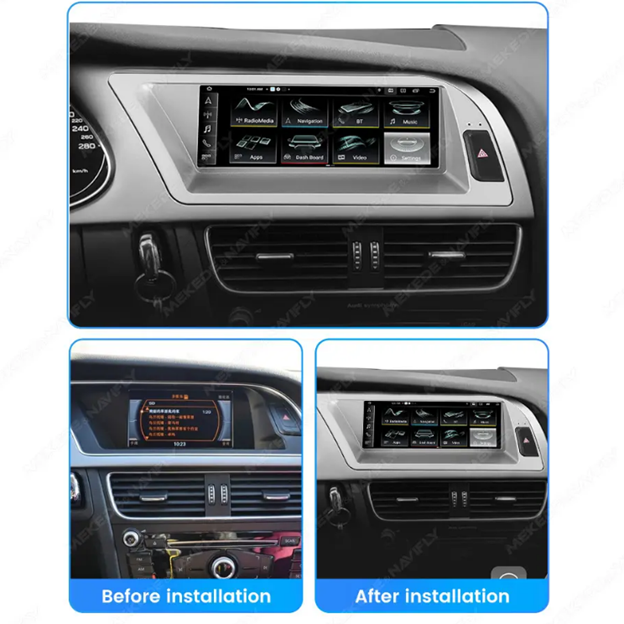 MNX 8.8" Touchscreen Upgrade for Audi A4 2009-2016 features Android/CarPlay Multimedia
