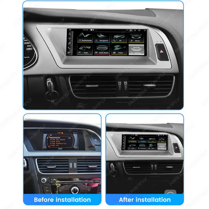 MNX 8.8" Touchscreen Upgrade for Audi A4 2009-2016 features Android/CarPlay Multimedia