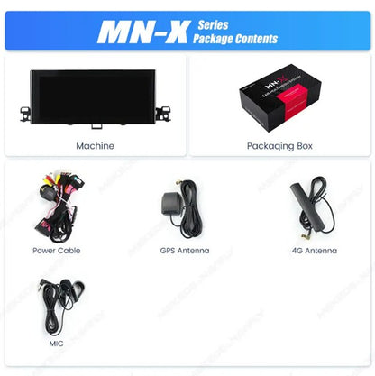 MNX Upograde Touchscreens for Audi A4 S4 A5 S5 B9 2016-2020 features Android/CarPlay 10.25 and 12.5" Multimedia Touchscreen