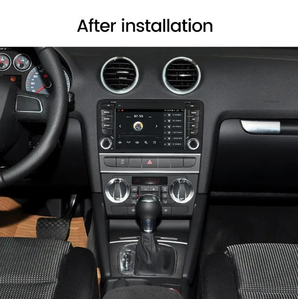 Upgrade Touchscreen for Audi A3 2003-2013 featuring Android 11 CarPlay