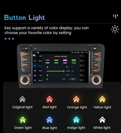 Upgrade Touchscreen for Audi A3 2003-2013 featuring Android 11 CarPlay
