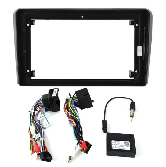 Migrate from Audi OEM to Aftermarket Radio Installation Frame Kit with Wire Harness