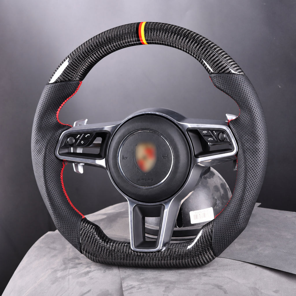 2014-2020 Porsche 911 (991.2) / GT3/GT3RS(991) / 718 Boxster/Cayman (982) / Cayenne (958.2) / Panamera (971) / Macan(95B)  |  Custom Steering Wheel by Exclusive Steering