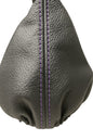 Genuine Leather SHIFT BOOT BLACK RED STITCH for VW Golf Jetta GTI GLI R32 MK5