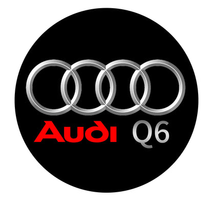 Quartz Ground Shadow Door Puddle Lamp Lighting for Audi Cars and SUVs