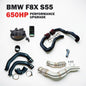 Palenon Performance 650HP upgrade package for S55 BMW F87 M2, F80 M3, and F82 M4 engine, showcasing high-performance components.