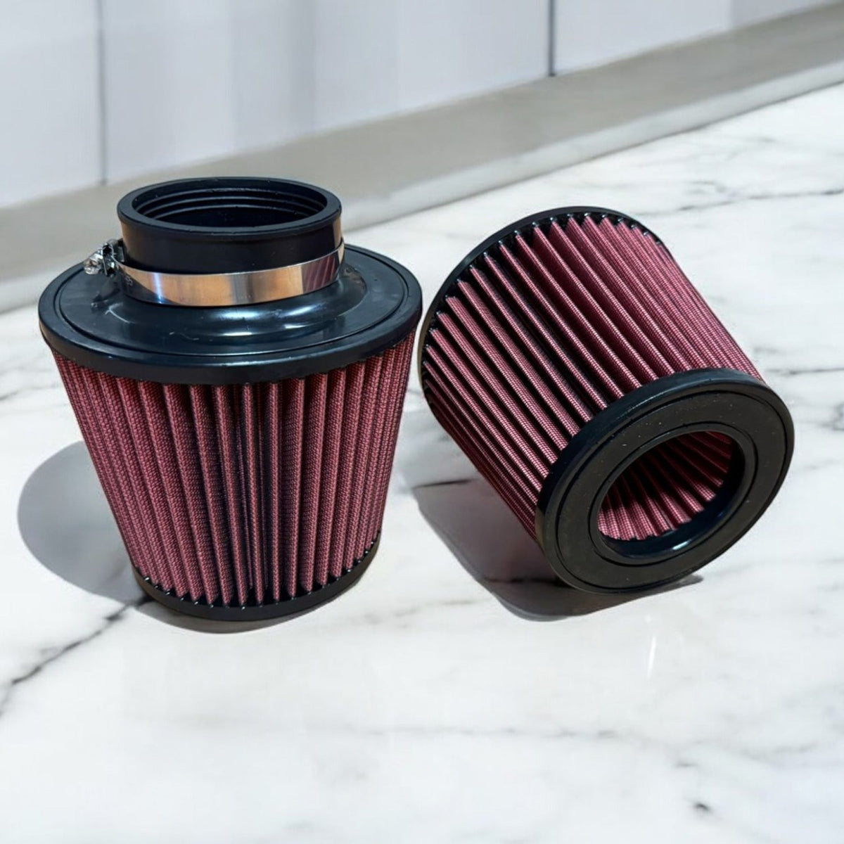 Palenon Performance S55 front mount air intake for BMW F87 M2, F80 M3, F82 M4, F83 M4 engine, mounted in engine bay