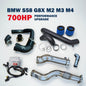 700HP performance upgrade package for BMW S58 G80 M3, G82 M4, and G87 M2 by Palenon Performance, featuring high-performance components.