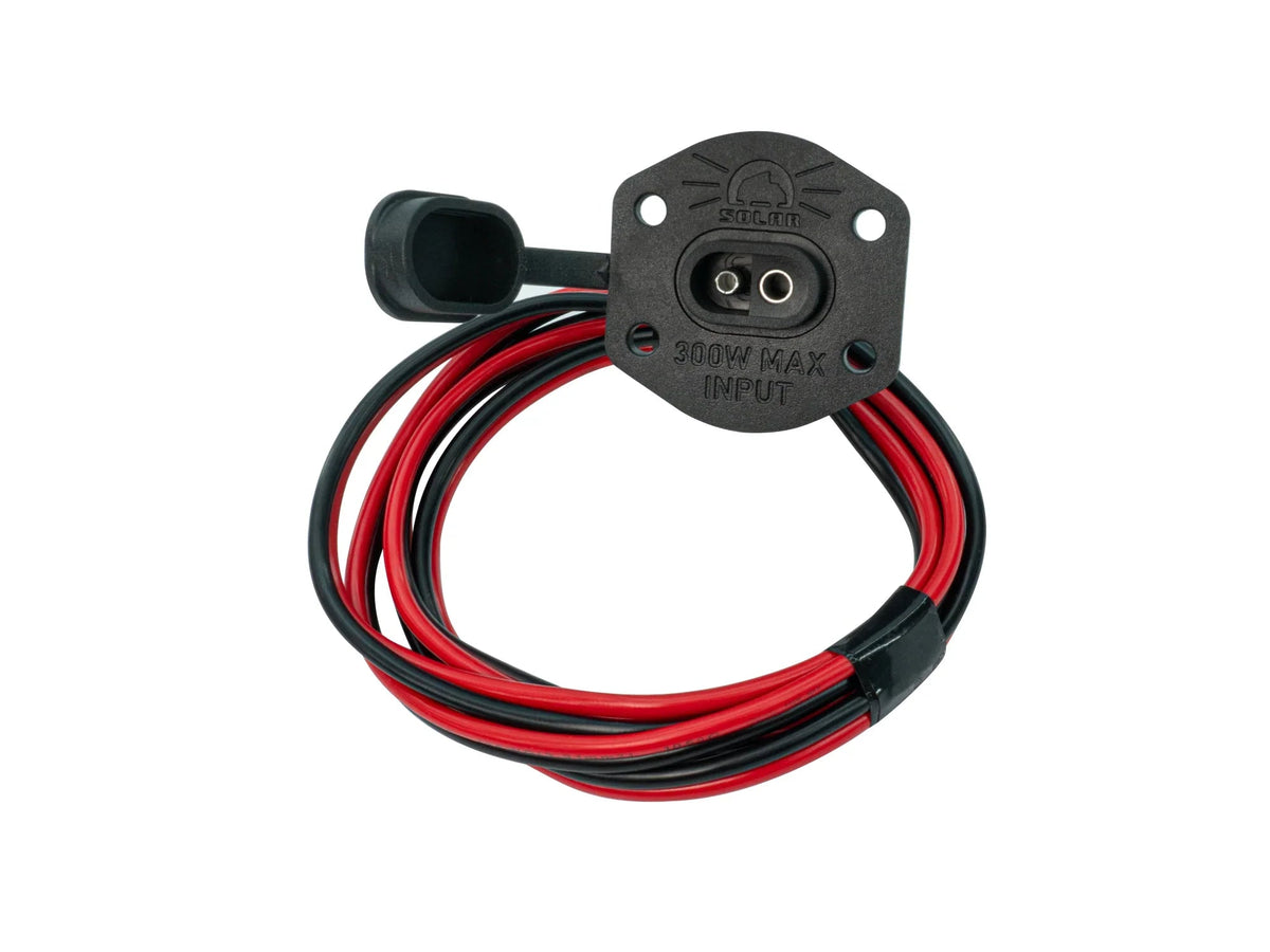 GoWesty 2-pin SAE bulkhead connector for 12V electrical wiring, durable electrical accessory for vehicle connections.