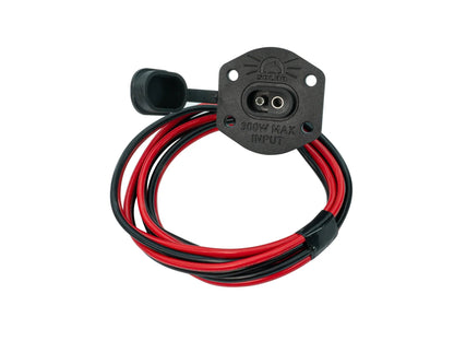 GoWesty 2-pin SAE bulkhead connector for 12V electrical wiring, durable electrical accessory for vehicle connections.