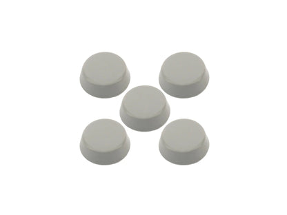 Set of five grey interior screw caps for Vanagon by GoWesty, designed to cover and protect screw heads inside the vehicle.