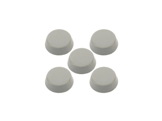 Set of five grey interior screw caps for Vanagon by GoWesty, designed to cover and protect screw heads inside the vehicle.