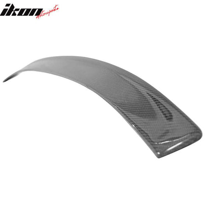 BMW 5-Series F10 2011-2016 roof spoiler wing in carbon fiber by K2 Industries, sleek aerodynamic design with a 3D style.