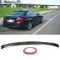 BMW 5-Series F10 4-door A Style roof spoiler by K2 Industries, made of carbon fiber, installed on the vehicle's rear roof.
