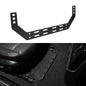 K2 Industries carbon fiber fire extinguisher seat mount bracket for BMW 3 Series E90 E91 E92 E93, 2005-2013, shown installed in vehicle interior.