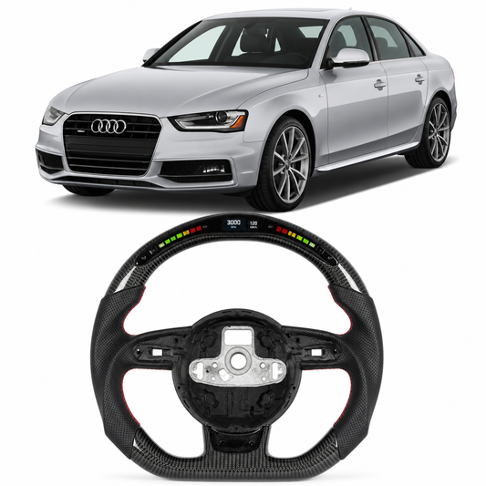 Carbon Fiber LED Steering Wheel for Audi A3 A4 A5 S3 S4 S5 RS4 RS5 RS6 RS7 RSQ3 SQ5 2012-2016