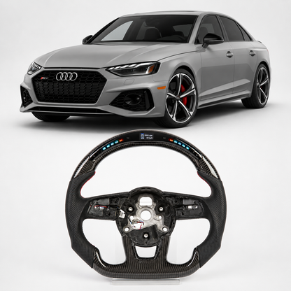 LED Carbon Fiber Steering Wheel for Audi A3 A4 A5 S3 S4 S5