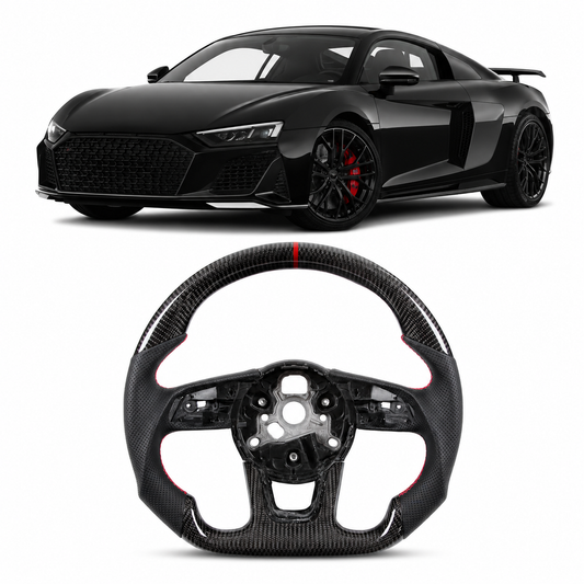 Carbon Fiber Steering Wheel for Audi RS3 RS4 RS5 RS6 RS7 S3 S4 S5