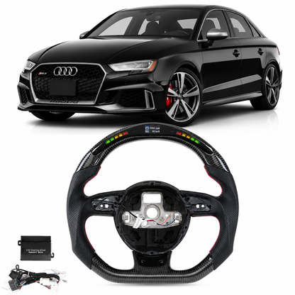 Carbon Fiber LED Steering Wheel for Audi S/RS 2012-2021