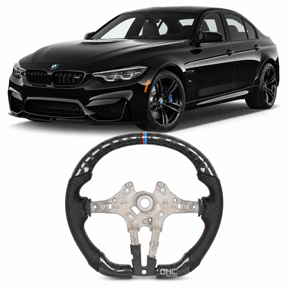 Vekto carbon fiber steering wheel for BMW F30 F-Series, M3, 1 Series, X3, F15, F87, F26, F21, F23, F46, F31, F83, F39 models
