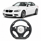 Vekto real carbon fiber BMW E90 E92 E93 M3 328i 335i 135i steering wheel with textured finish, designed for 2007-2013 models