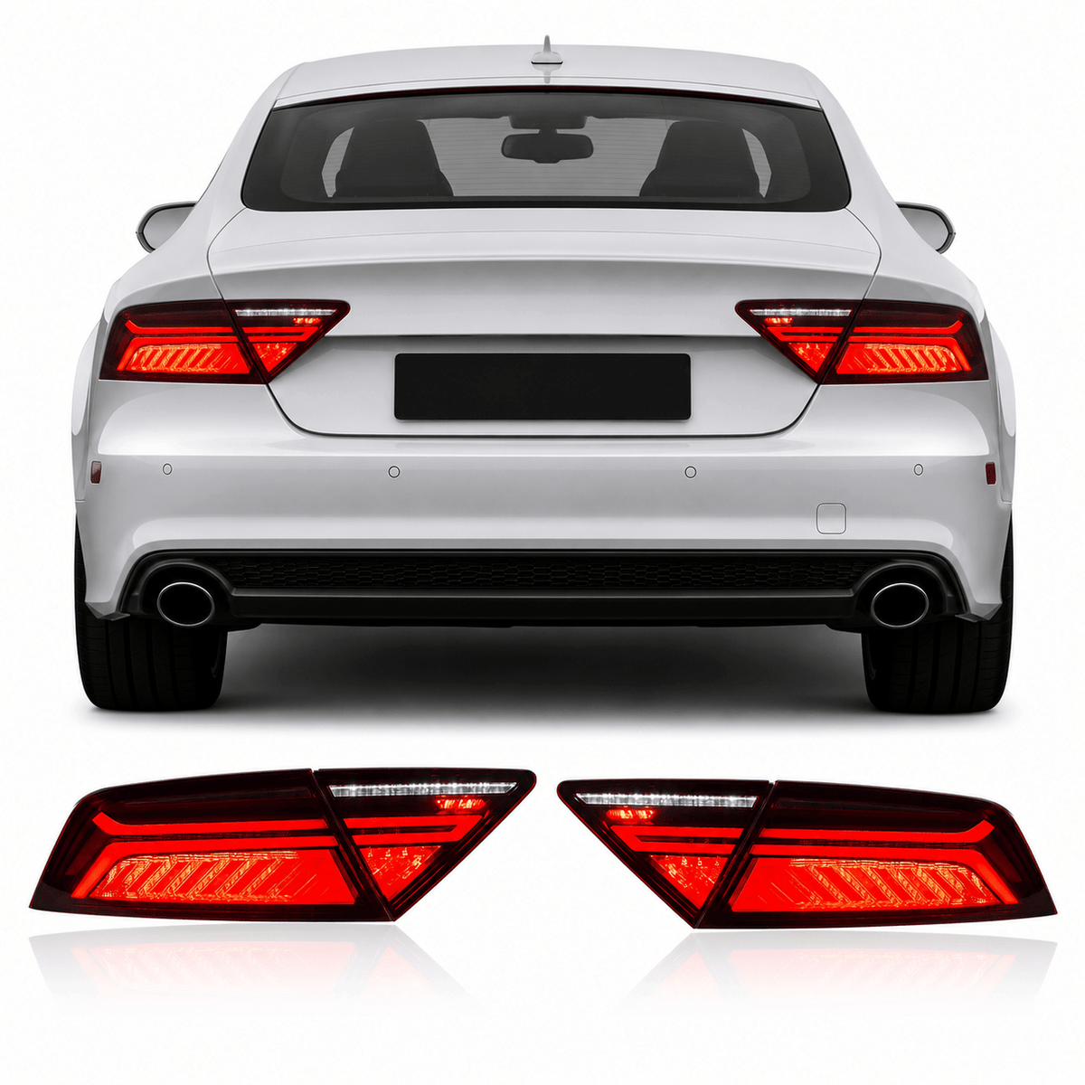 Premium LED Tail Light Assembly for Audi A7 2011–2018 - AudiGear.com - Taillights