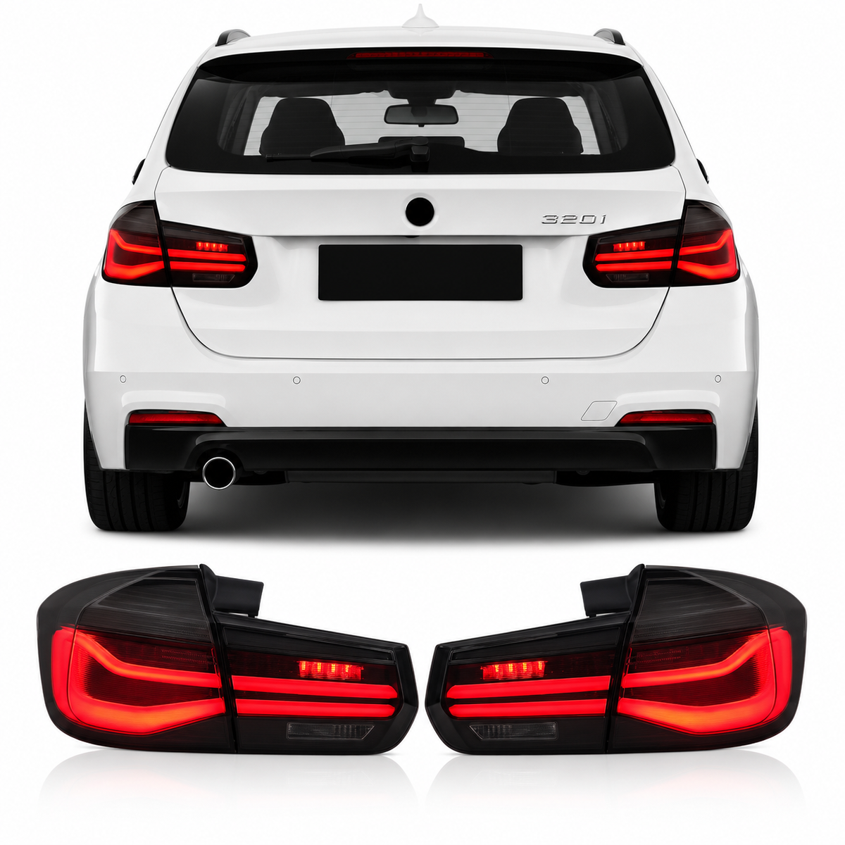 Vekto LED taillight for BMW 3 Series F31 Touring 2013-2018, rear lighting with modern LED design