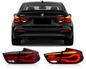Vekto LED taillights for BMW 3 Series GT F34 320i 325i 2013-2020, showing sleek design and illuminated lighting elements.